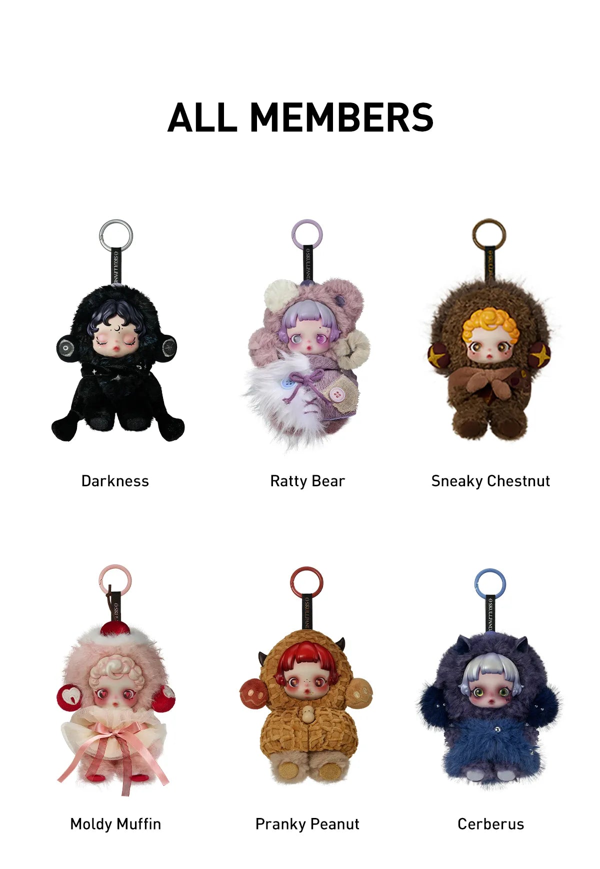Skull Panda You Found Me Plush Collection