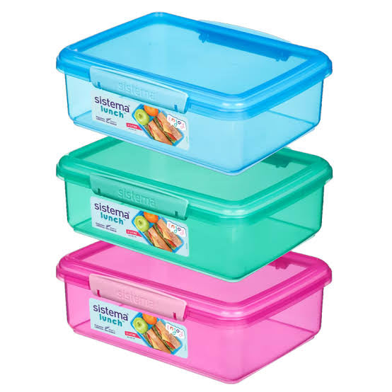 2L Lunch Box with Decorated Lid