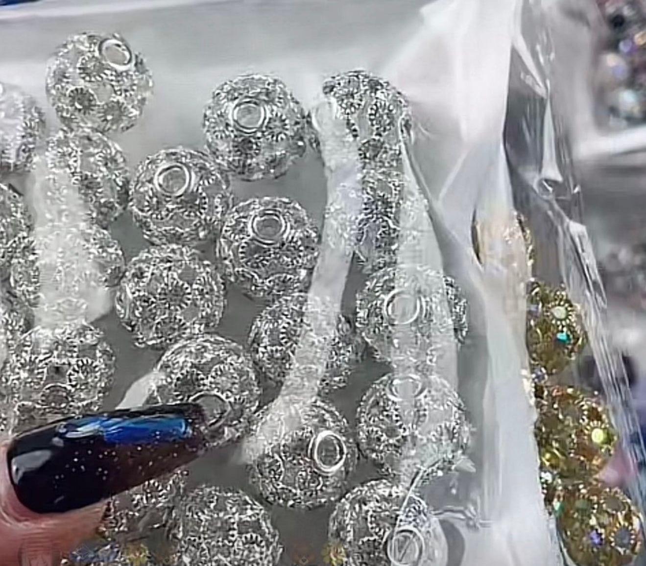 Blind Bling Bead Bags