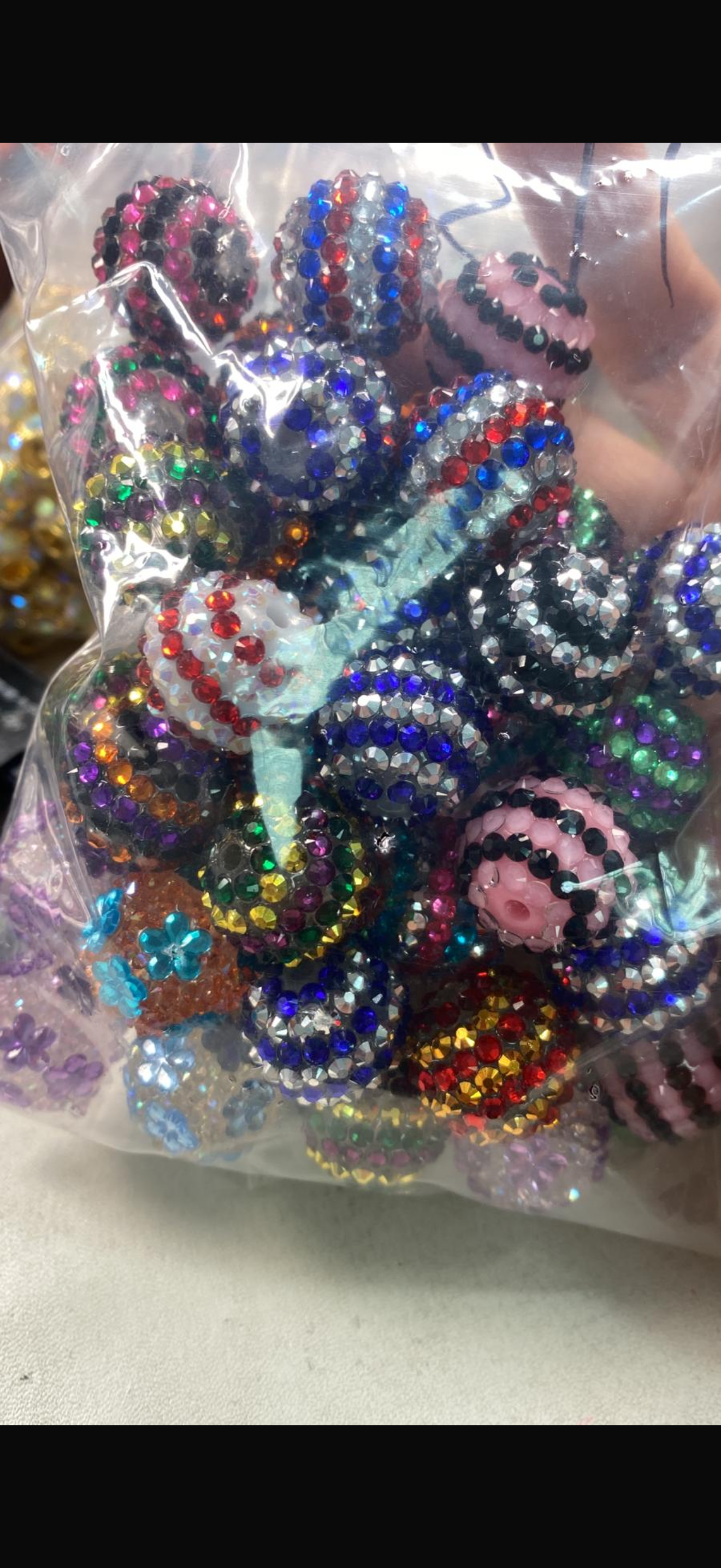 Blind Bling Bead Bags