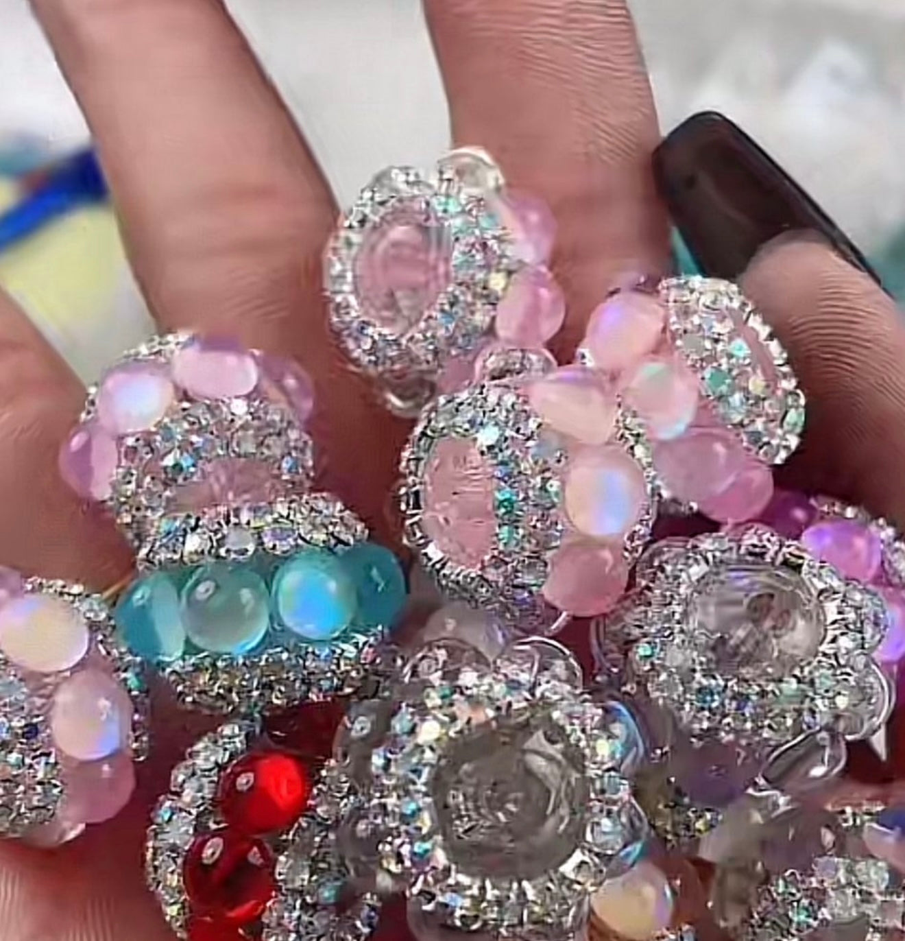 Blind Bling Bead Bags
