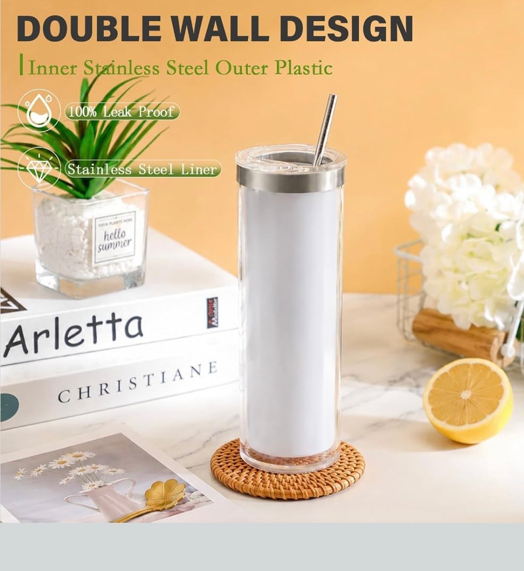 20oz Double Walled Insulated Tumbler Sublimated Images