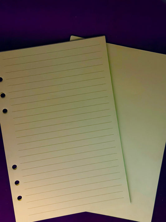 A5 Plain Papers and Pockets