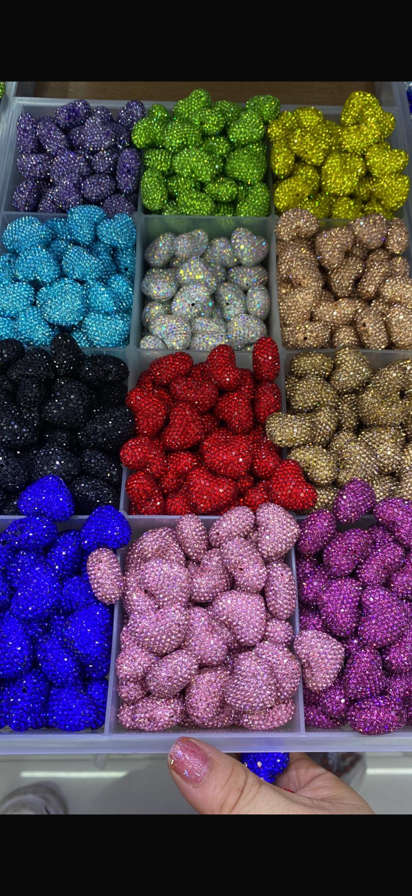 Blind Bling Bead Bags