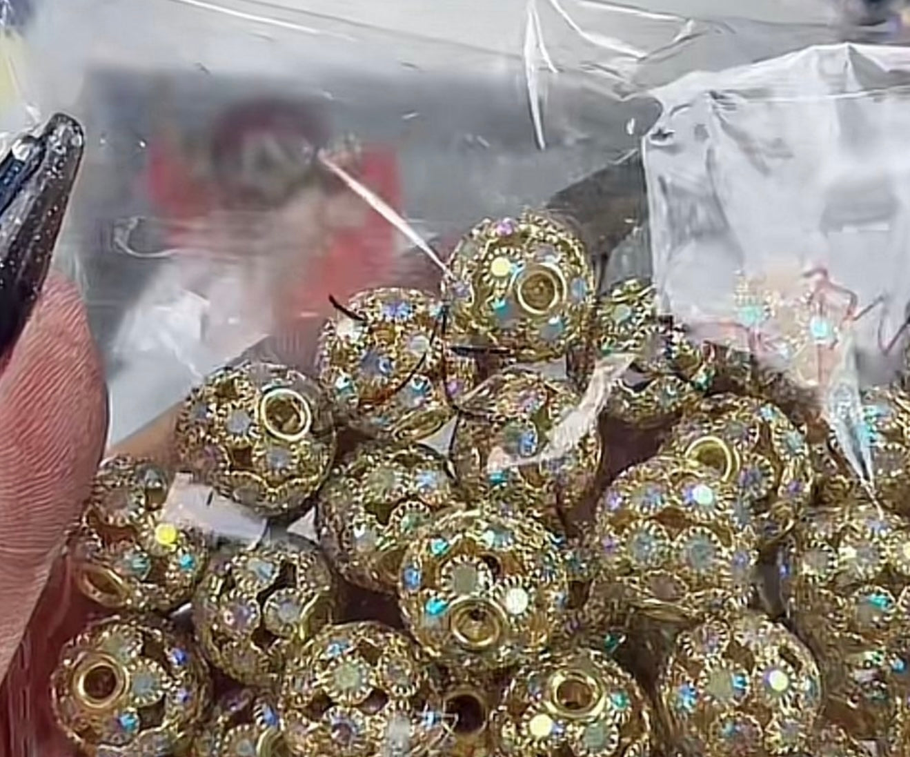 Blind Bling Bead Bags
