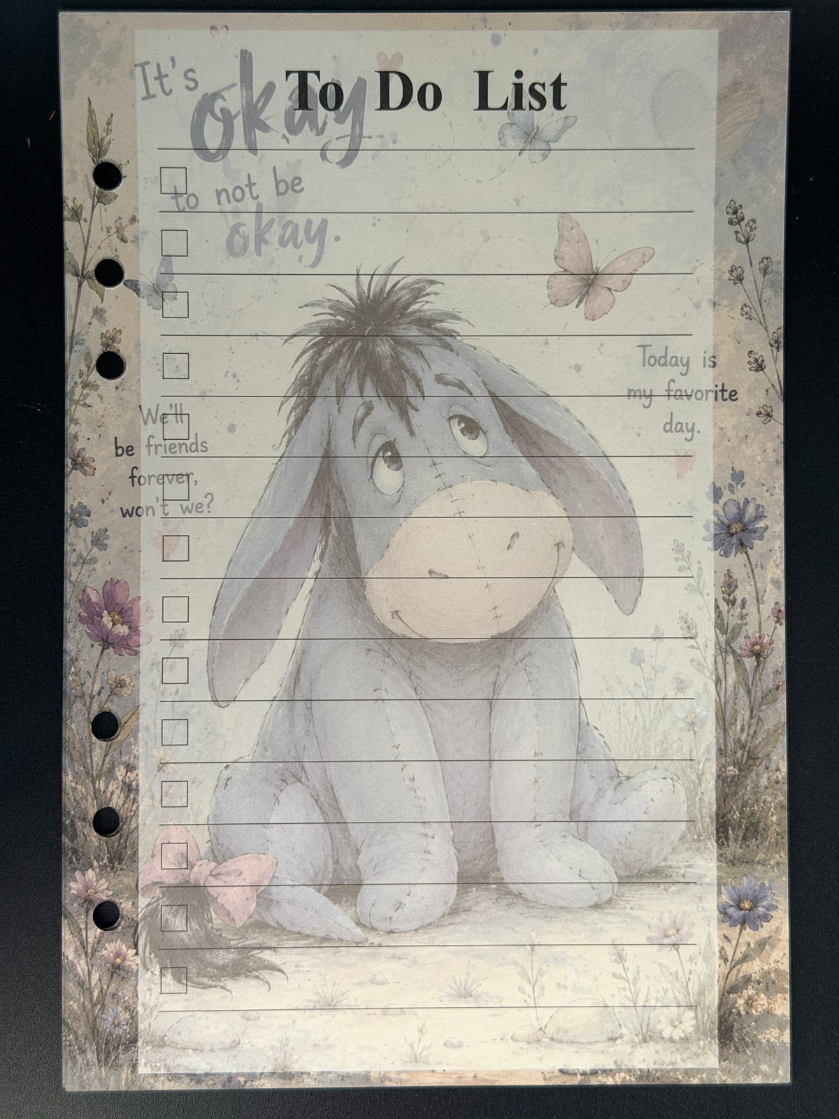 A5 Character Papers