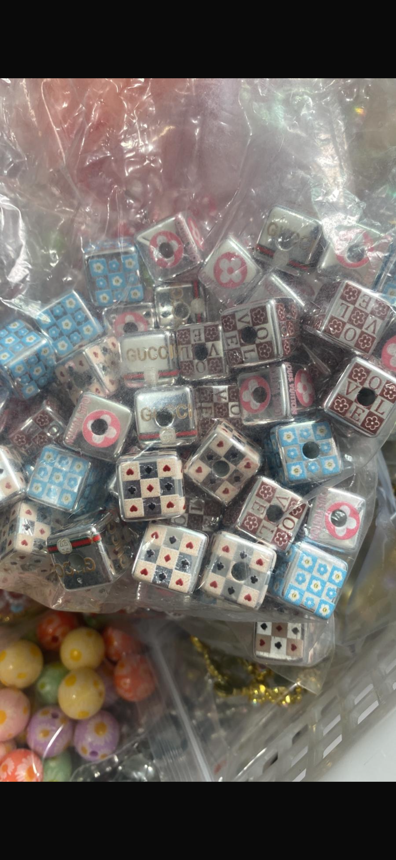Blind Bling Bead Bags