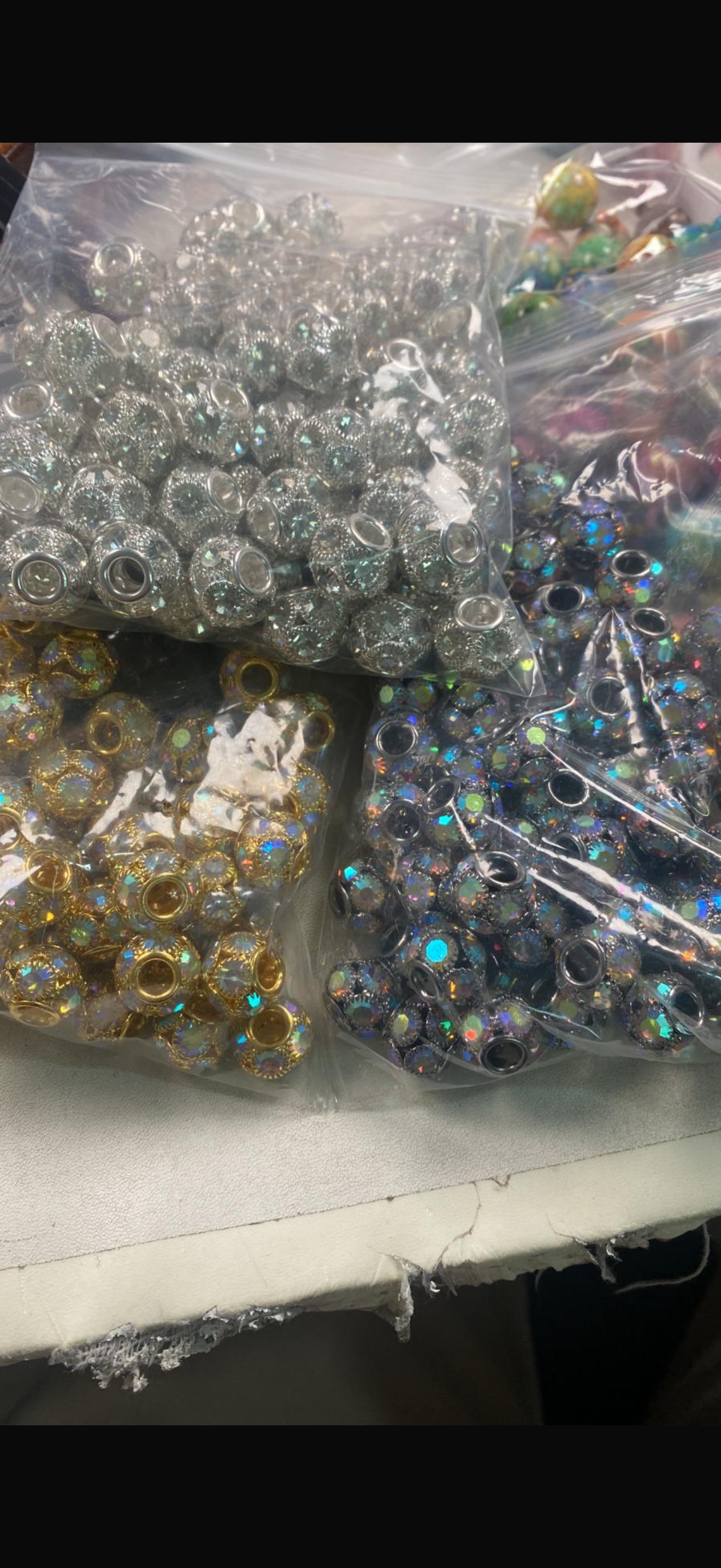 Blind Bling Bead Bags